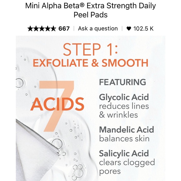 🆕 Dr.Dennis Gross Alpha Beta Extra Strength Daily Peel Pads - Picture 6 of 12